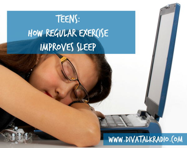 teens regular exercise improves sleep